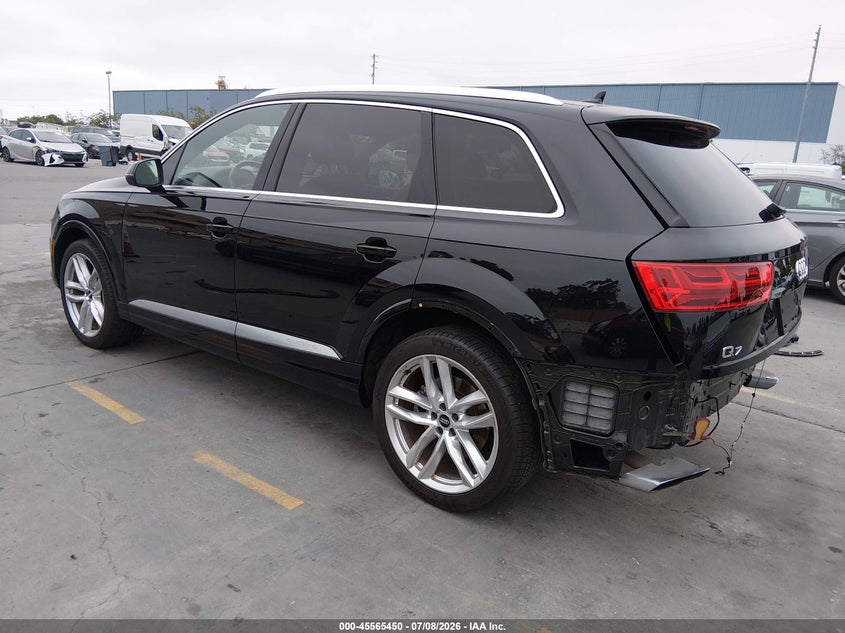 2018 Audi Q7 VIN WA1VAAF70JD019312 IAAI salvage auction — REAR END, Salvage (California), sold $9,200 on 2026-07-29 (photo 3)