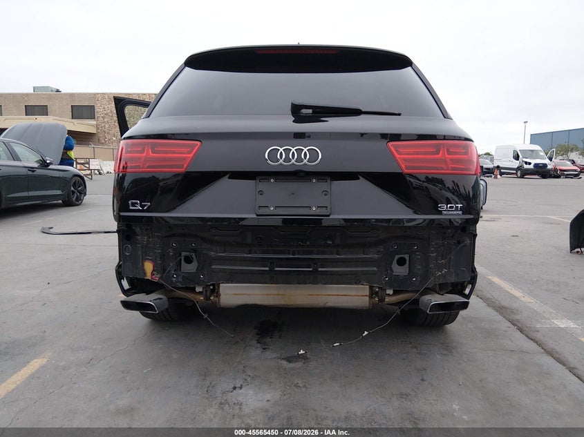 2018 Audi Q7 VIN WA1VAAF70JD019312 IAAI salvage auction — REAR END, Salvage (California), sold $9,200 on 2026-07-29 (photo 6)