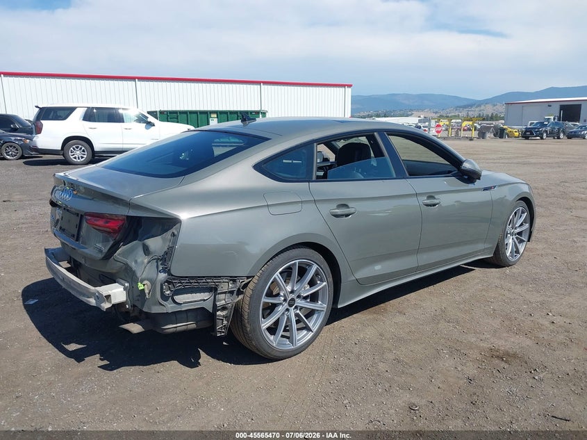 2025 Audi A5 VIN WAUDACF57SA004673 IAAI salvage auction — REAR END, Salvage Title, sold $15,950 on 2026-07-15 (photo 4)