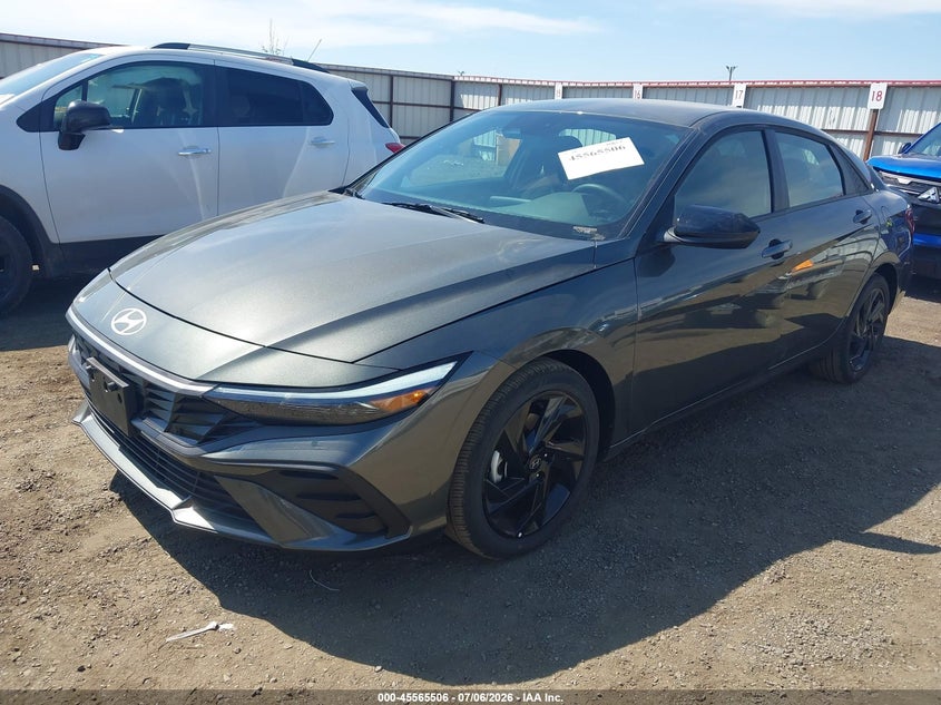 2026 Hyundai Elantra VIN KMHLM4DG5TU233865 IAAI salvage auction — SIDE, Salvage Title, sold $9,900 on 2026-07-18 (photo 2)