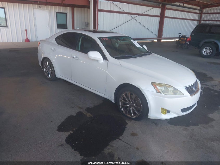 2008 Lexus Is 250 VIN JTHBK262385084366 IAAI salvage auction — UNKNOWN, Salvage (California), sold $1,675 on 2026-07-21 (photo 1)