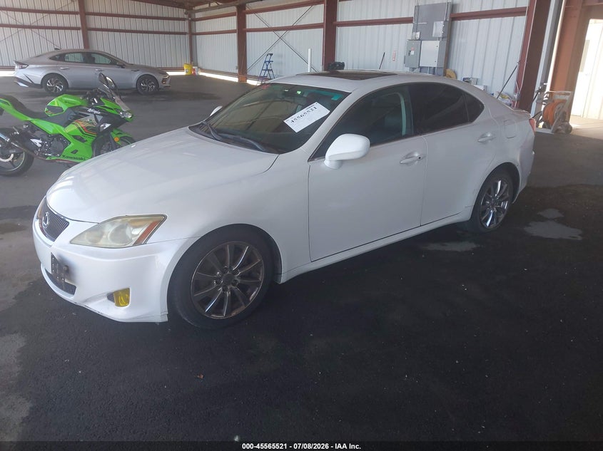 2008 Lexus Is 250 VIN JTHBK262385084366 IAAI salvage auction — UNKNOWN, Salvage (California), sold $1,675 on 2026-07-21 (photo 2)
