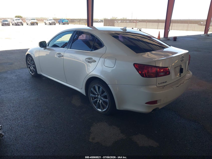 2008 Lexus Is 250 VIN JTHBK262385084366 IAAI salvage auction — UNKNOWN, Salvage (California), sold $1,675 on 2026-07-21 (photo 3)