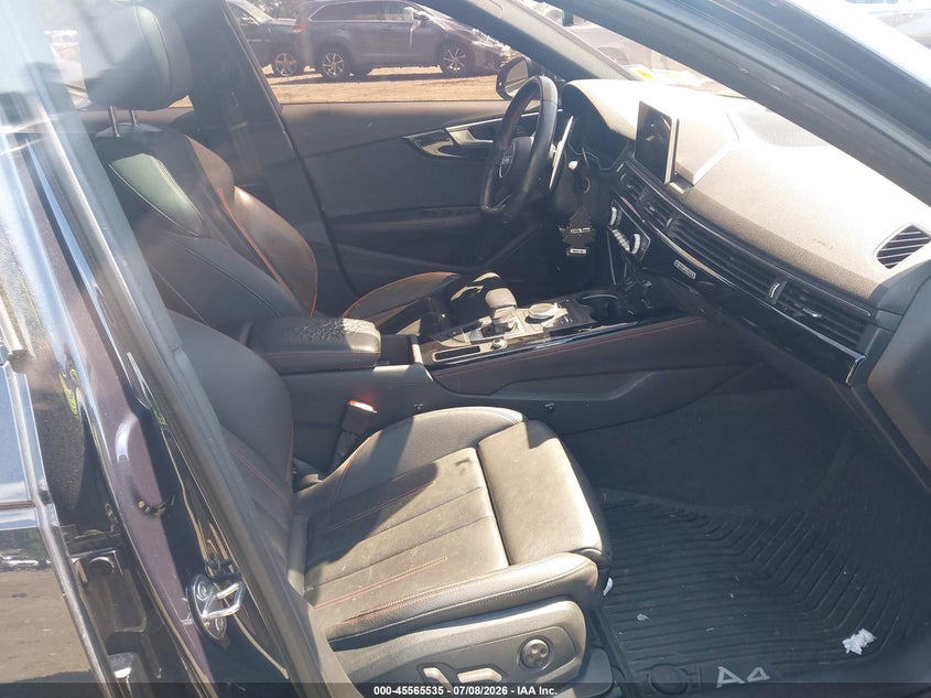 2018 Audi A4 VIN WAUENAF49JA054459 IAAI salvage auction — RIGHT SIDE, Salvage Title, sold $25 on 2026-07-28 (photo 5)