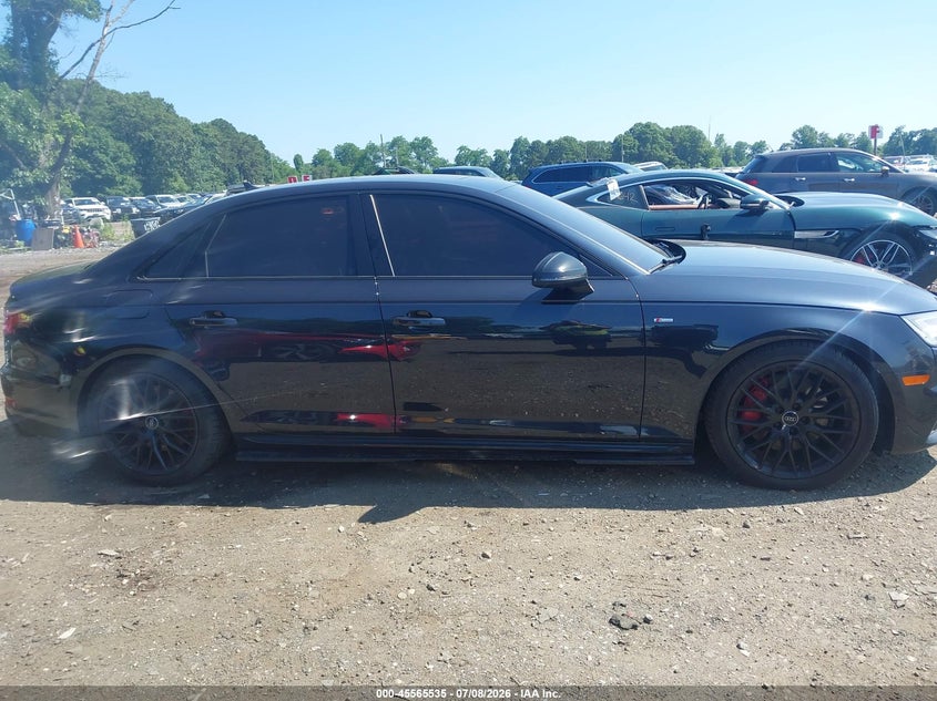 2018 Audi A4 VIN WAUENAF49JA054459 IAAI salvage auction — RIGHT SIDE, Salvage Title, sold $25 on 2026-07-28 (photo 6)