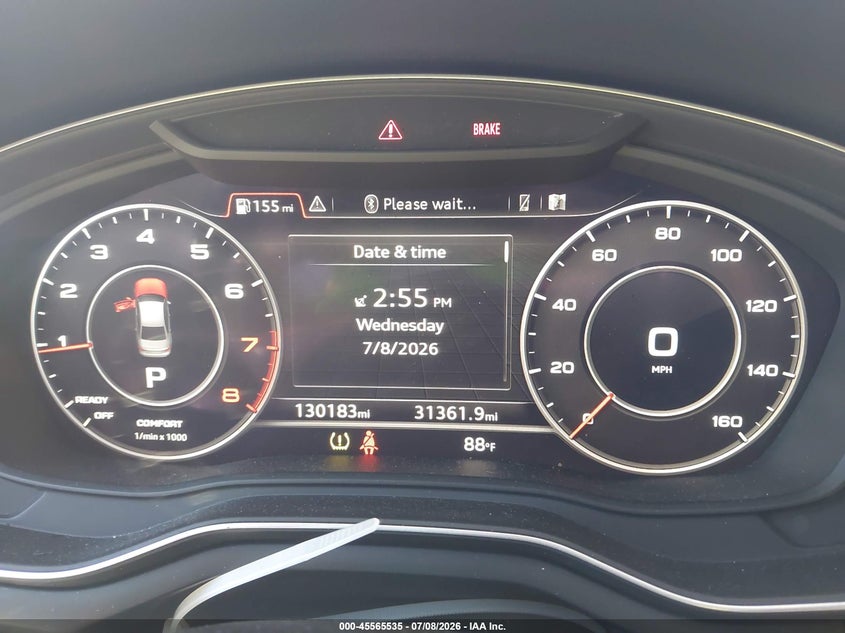 2018 Audi A4 VIN WAUENAF49JA054459 IAAI salvage auction — RIGHT SIDE, Salvage Title, sold $25 on 2026-07-28 (photo 7)