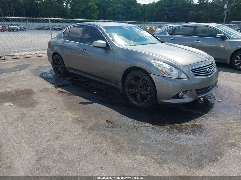 2013 Infiniti G VIN JN1CV6AP9DM717236 IAAI salvage auction — NORMAL WEAR, Salvage Title, sold $300 on 2026-07-15 (photo 1)