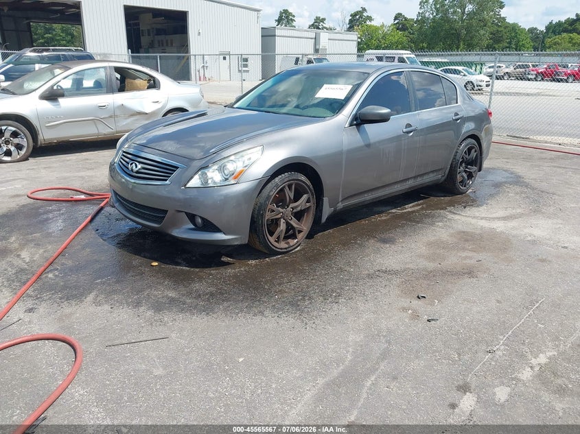 2013 Infiniti G VIN JN1CV6AP9DM717236 IAAI salvage auction — NORMAL WEAR, Salvage Title, sold $300 on 2026-07-15 (photo 2)