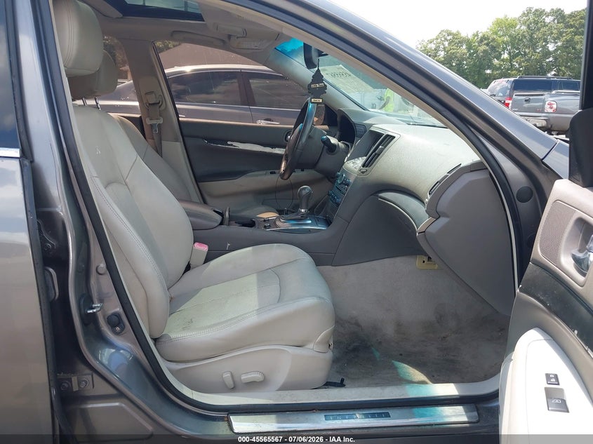 2013 Infiniti G VIN JN1CV6AP9DM717236 IAAI salvage auction — NORMAL WEAR, Salvage Title, sold $300 on 2026-07-15 (photo 5)