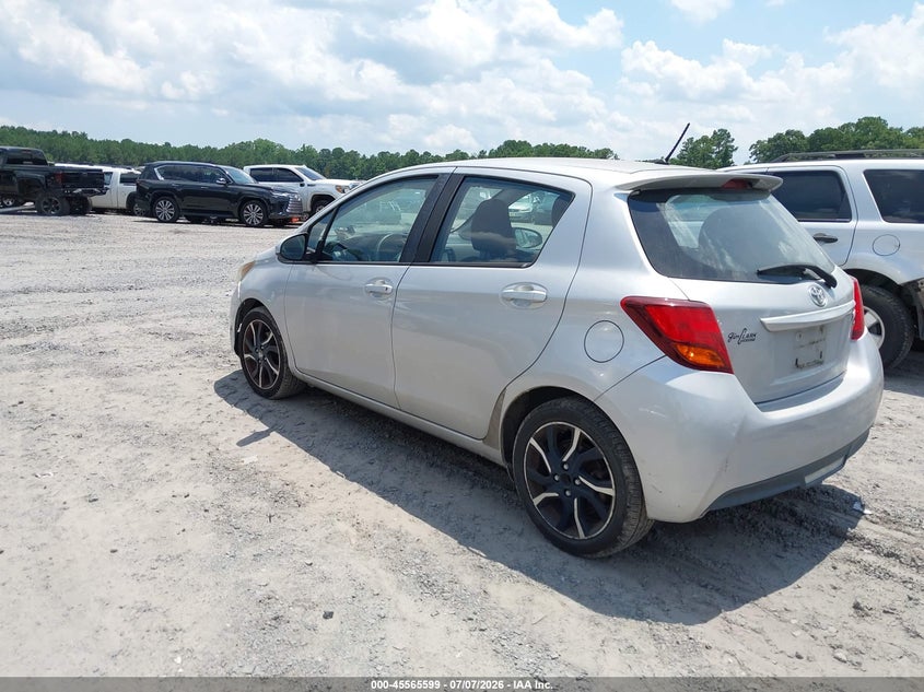 2015 Toyota Yaris VIN VNKKTUD38FA016114 IAAI salvage auction — NORMAL WEAR, Clear (South Carolina), sold $2,050 on 2026-07-28 (photo 3)