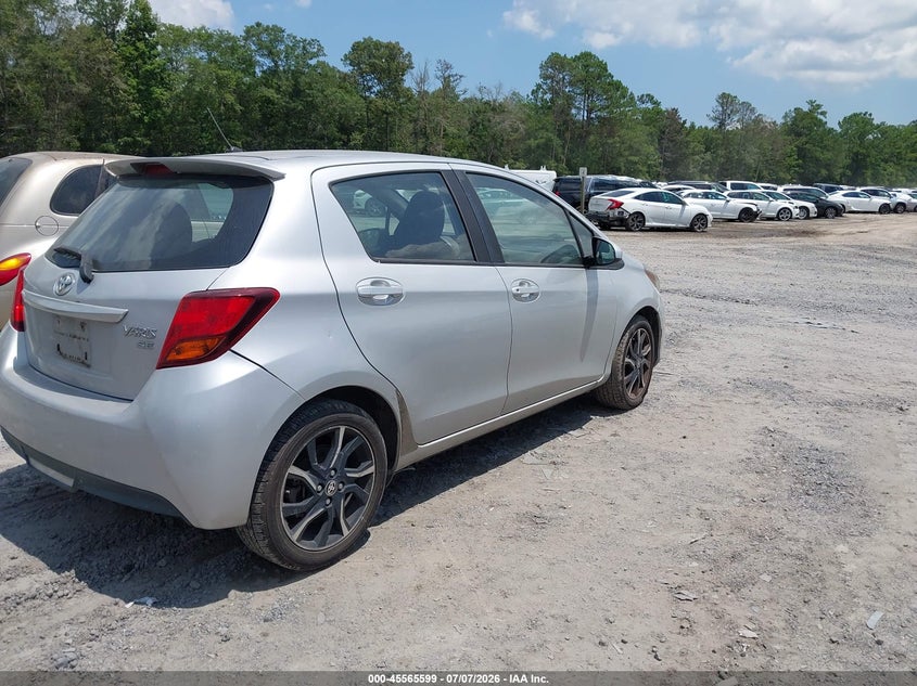 2015 Toyota Yaris VIN VNKKTUD38FA016114 IAAI salvage auction — NORMAL WEAR, Clear (South Carolina), sold $2,050 on 2026-07-28 (photo 4)