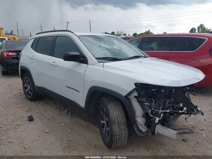 2024 Jeep Compass VIN 3C4NJDBN5RT605750 IAAI salvage auction — FRONT END, Enterprise Vehicles Clear Only (Ohio), sold $7,000 on 2026-07-30 (photo 1)