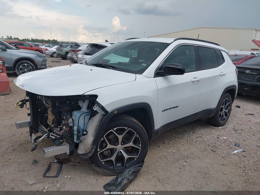 2024 Jeep Compass VIN 3C4NJDBN5RT605750 IAAI salvage auction — FRONT END, Enterprise Vehicles Clear Only (Ohio), sold $7,000 on 2026-07-30 (photo 2)