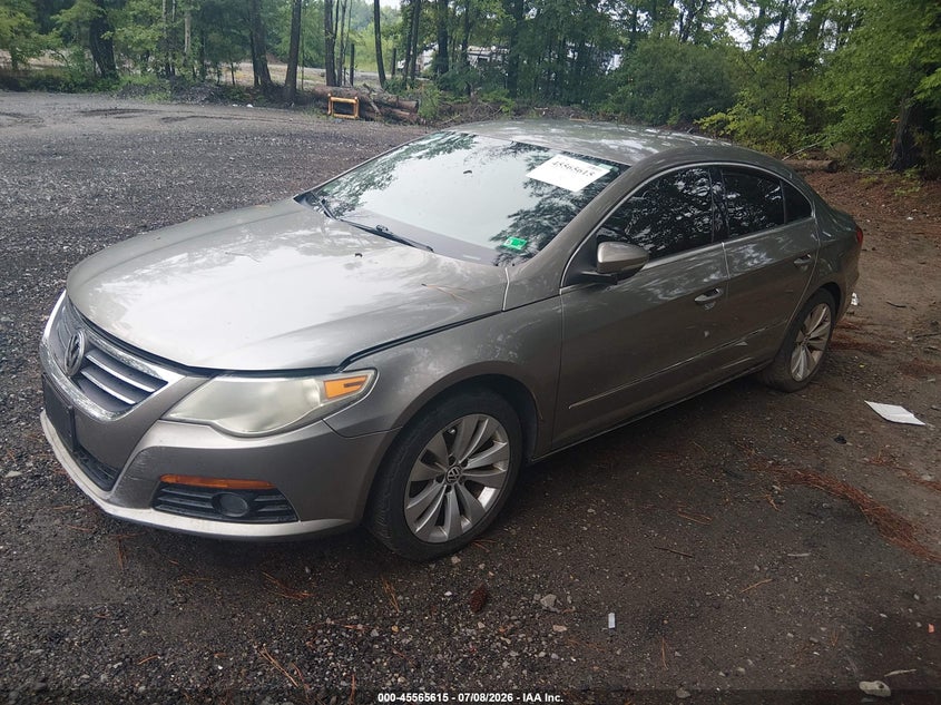 2010 Volkswagen Cc VIN WVWMP7AN7AE555757 IAAI salvage auction — NORMAL WEAR, Clear (Virginia), sold $175 on 2026-07-21 (photo 2)