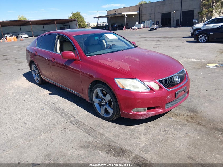 2007 Lexus Gs VIN JTHBE96S470014936 IAAI salvage auction — LEFT SIDE, Salvage (California), sold $25 on 2026-07-29 (photo 1)