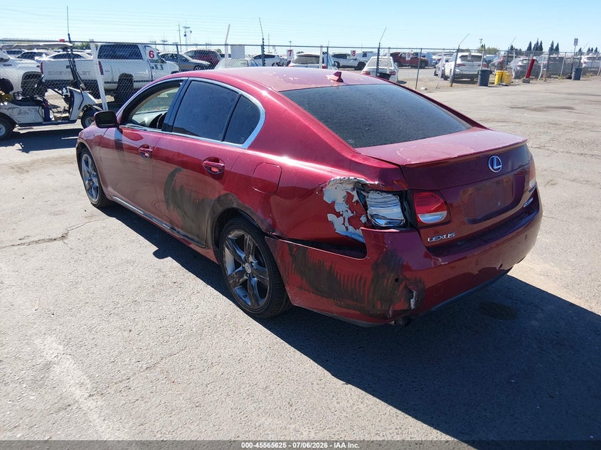 2007 Lexus Gs VIN JTHBE96S470014936 IAAI salvage auction — LEFT SIDE, Salvage (California), sold $25 on 2026-07-29 (photo 3)