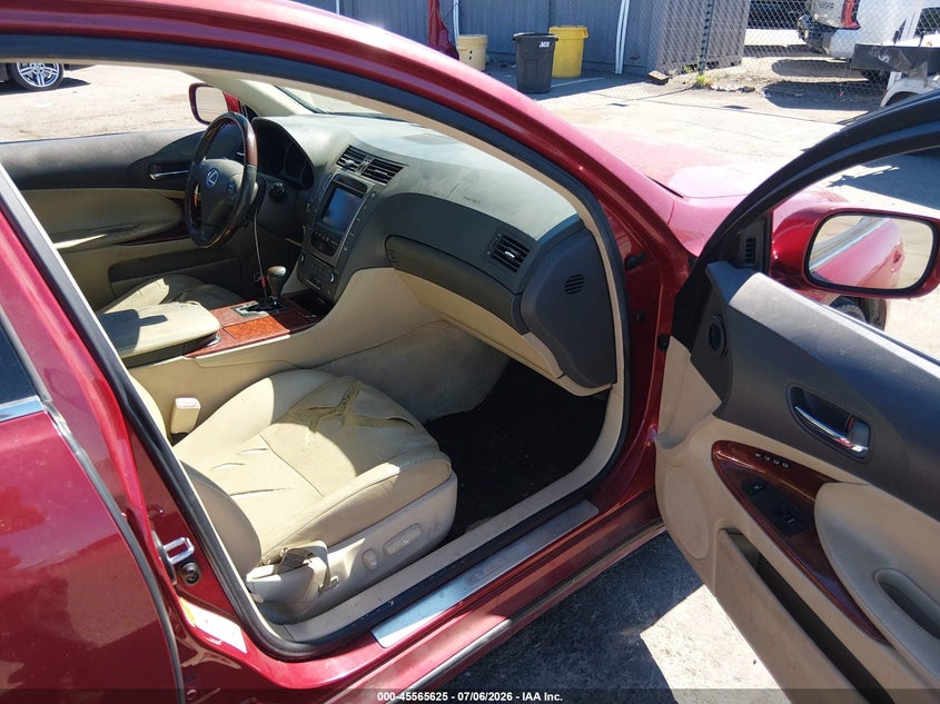 2007 Lexus Gs VIN JTHBE96S470014936 IAAI salvage auction — LEFT SIDE, Salvage (California), sold $25 on 2026-07-29 (photo 5)
