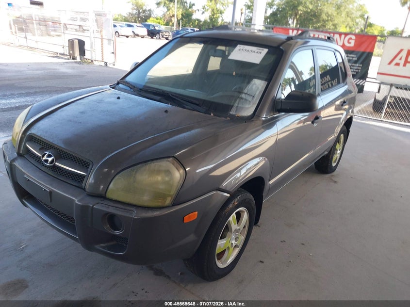 2008 Hyundai Tucson VIN KM8JM12B78U814059 IAAI salvage auction — NORMAL WEAR, Clear (Florida), sold $1,250 on 2026-07-15 (photo 6)