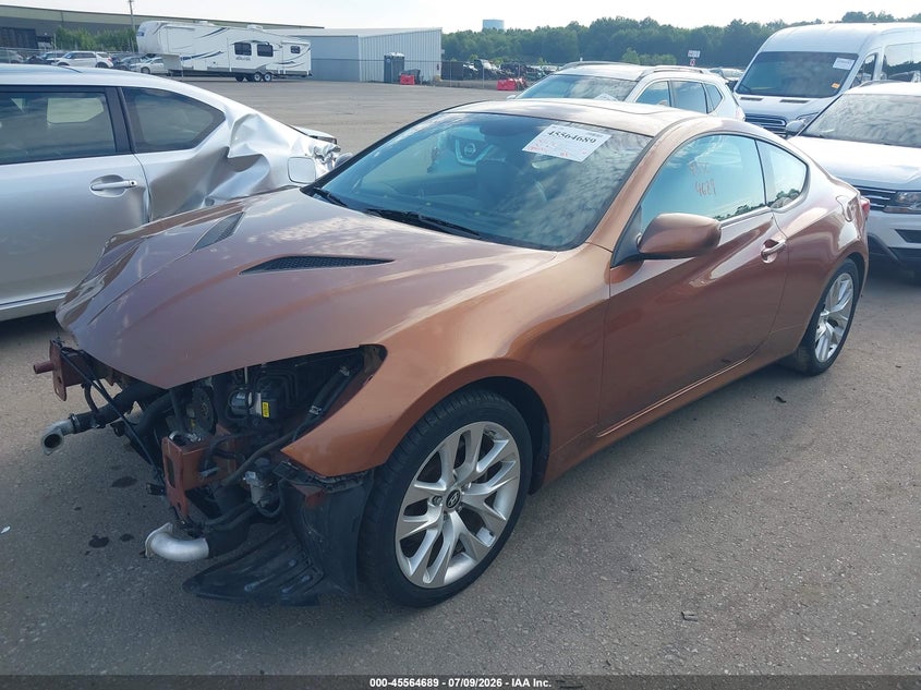 2013 Hyundai Genesis VIN KMHHT6KD6DU082100 IAAI salvage auction — FRONT END, Salvage Title, sold $25 on 2026-07-21 (photo 2)