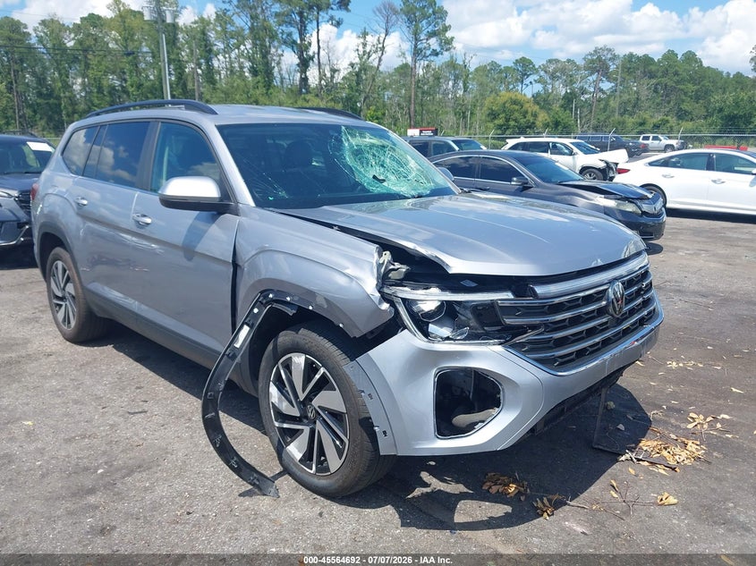 2024 Volkswagen Atlas VIN 1V2HR2CA6RC539676 IAAI salvage auction — FRONT END, Rebuildable (Florida), sold $9,100 on 2026-07-23 (photo 1)