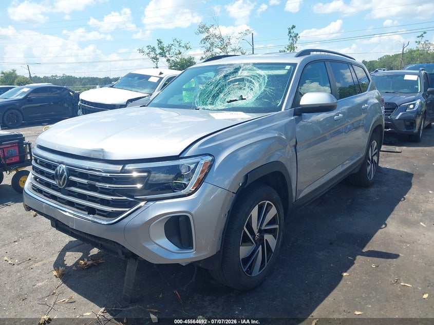 2024 Volkswagen Atlas VIN 1V2HR2CA6RC539676 IAAI salvage auction — FRONT END, Rebuildable (Florida), sold $9,100 on 2026-07-23 (photo 2)