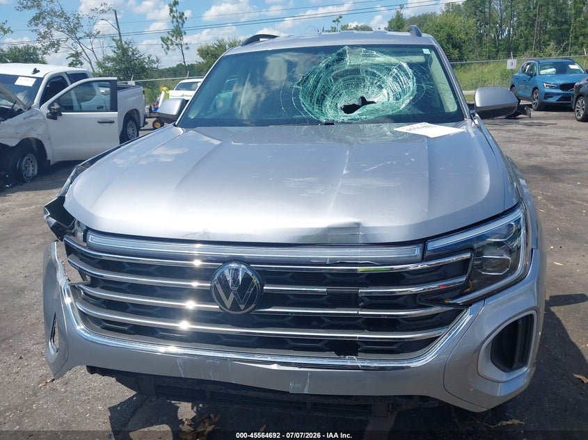 2024 Volkswagen Atlas VIN 1V2HR2CA6RC539676 IAAI salvage auction — FRONT END, Rebuildable (Florida), sold $9,100 on 2026-07-23 (photo 6)