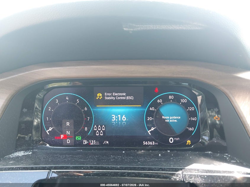 2024 Volkswagen Atlas VIN 1V2HR2CA6RC539676 IAAI salvage auction — FRONT END, Rebuildable (Florida), sold $9,100 on 2026-07-23 (photo 7)