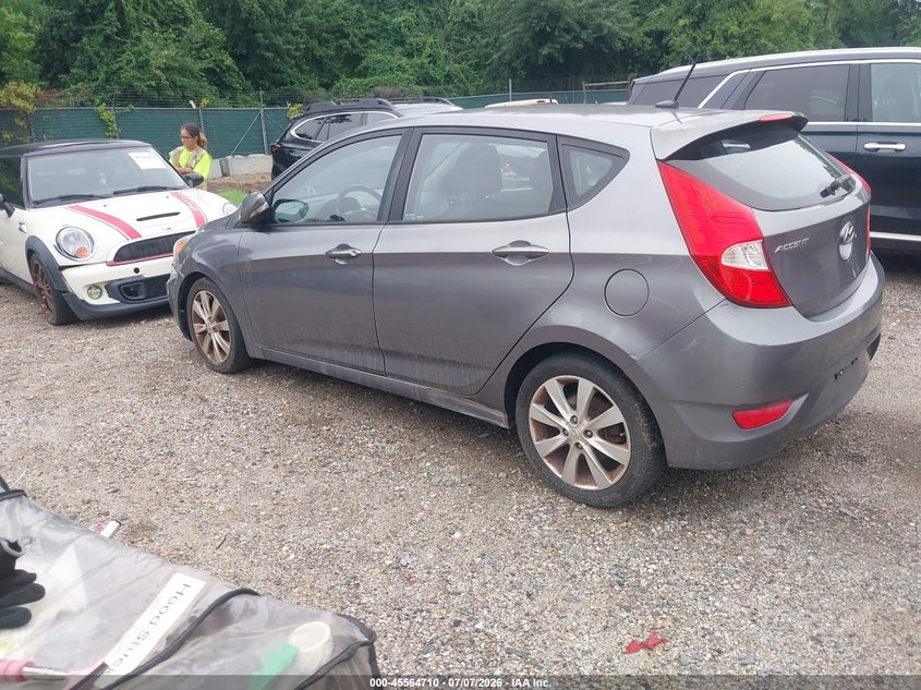2014 Hyundai Accent VIN KMHCU5AE4EU188879 IAAI salvage auction — NORMAL WEAR, Clear (Maryland), sold $375 on 2026-07-20 (photo 3)