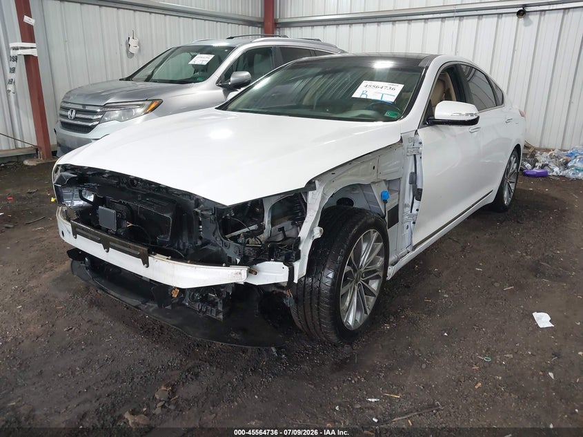 2016 Hyundai Genesis VIN KMHGN4JE6GU132969 IAAI salvage auction — FRONT END, Salvage (Virginia), sold $2,750 on 2026-07-30 (photo 2)