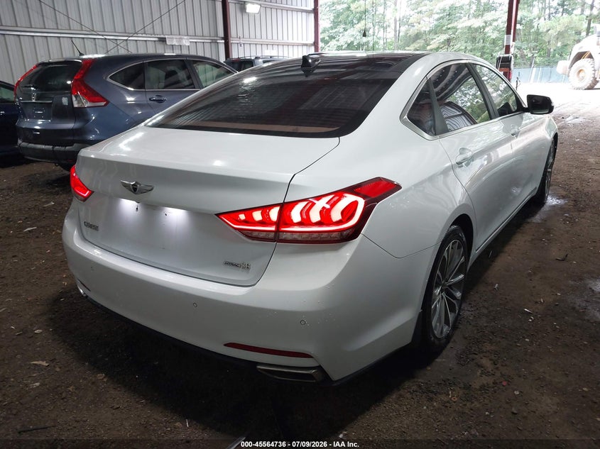 2016 Hyundai Genesis VIN KMHGN4JE6GU132969 IAAI salvage auction — FRONT END, Salvage (Virginia), sold $2,750 on 2026-07-30 (photo 4)