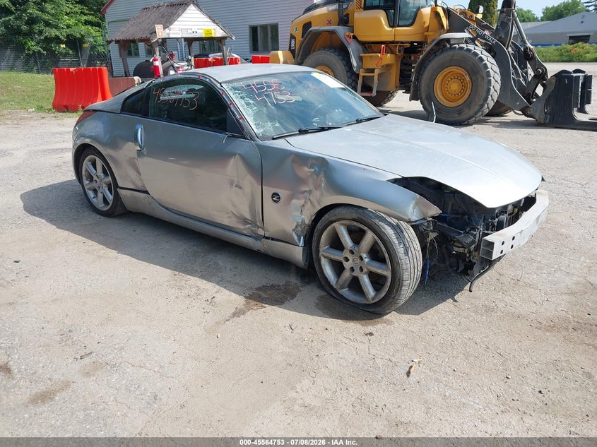 2003 Nissan 350z VIN JN1AZ34D93T106297 IAAI salvage auction — NORMAL WEAR, Original (Maine), sold $325 on 2026-07-13 (photo 1)