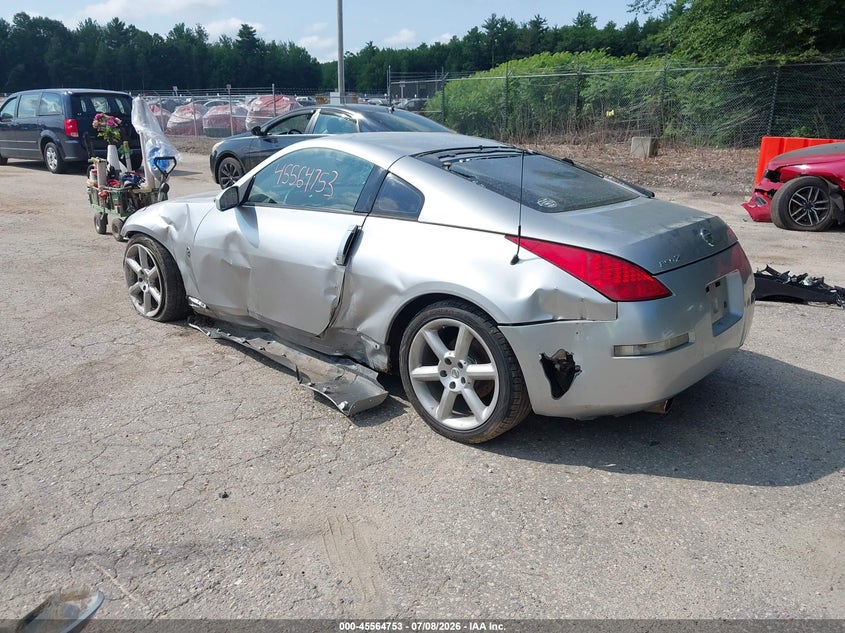 2003 Nissan 350z VIN JN1AZ34D93T106297 IAAI salvage auction — NORMAL WEAR, Original (Maine), sold $325 on 2026-07-13 (photo 3)