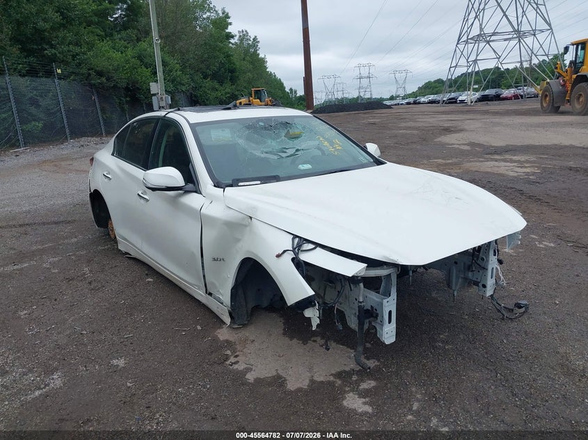 2018 Infiniti Q50 VIN JN1EV7AR4JM445481 IAAI salvage auction — ALL OVER, Salvage (Pennsylvania), sold $300 on 2026-07-24 (photo 1)