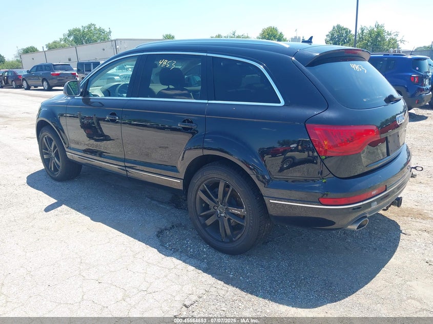 2013 Audi Q7 VIN WA1VMAFE2DD015028 IAAI salvage auction — NORMAL WEAR, Clear (Illinois), sold $700 on 2026-07-29 (photo 3)