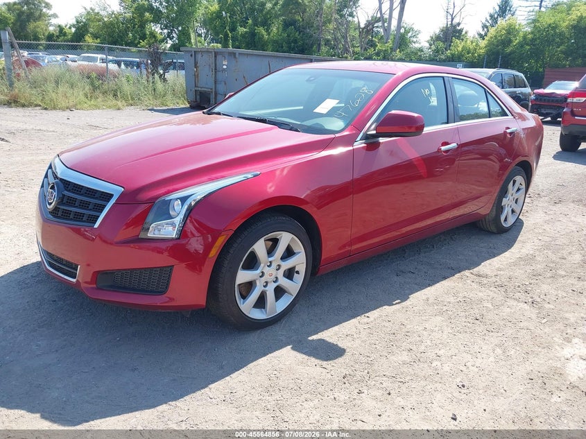 2013 Cadillac Ats VIN 1G6AG5RX3D0147628 IAAI salvage auction — THEFT, Salvage Title, sold $4,750 on 2026-07-23 (photo 2)
