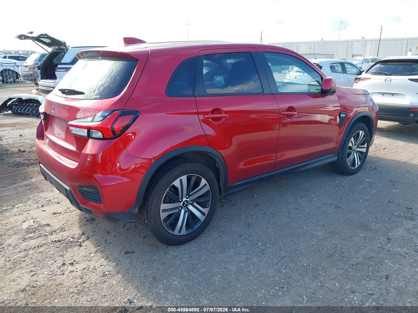 2024 Mitsubishi Outlander VIN JA4ARUAU3RU019435 IAAI salvage auction — UNDERCARRIAGE, Enterprise Vehicles Clear Only (Texas), sold $9,550 on 2026-07-23 (photo 4)