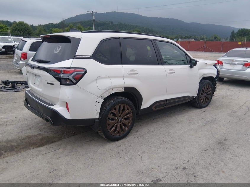 2025 Subaru Forester VIN JF2SLDHC7SH580553 IAAI salvage auction — FRONT END, Salvage Title, sold $7,100 on 2026-07-29 (photo 4)
