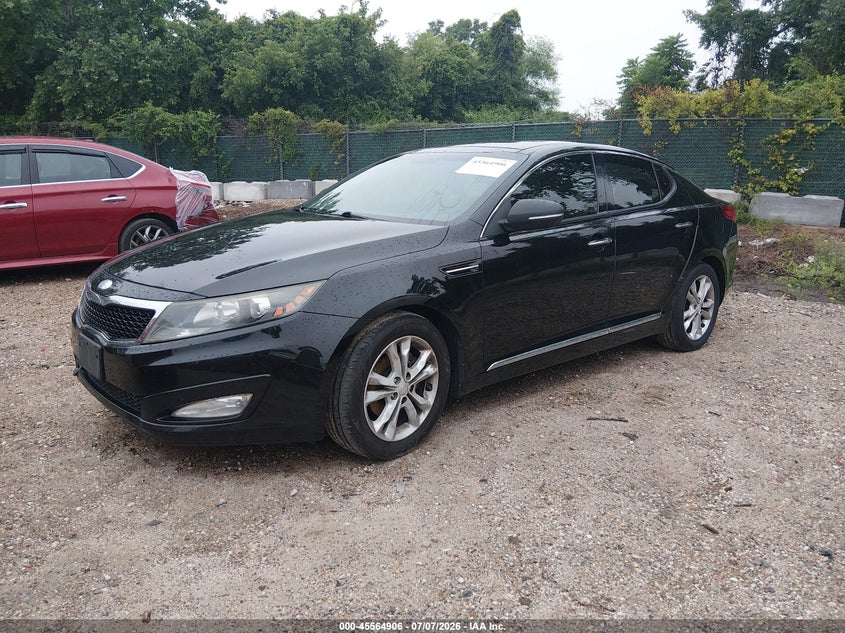 2013 Kia Optima VIN 5XXGN4A73DG237590 IAAI salvage auction — NORMAL WEAR, Clear (Virginia), sold $375 on 2026-07-16 (photo 2)