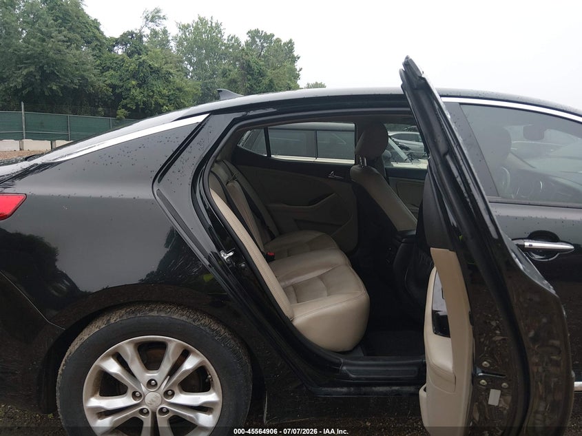 2013 Kia Optima VIN 5XXGN4A73DG237590 IAAI salvage auction — NORMAL WEAR, Clear (Virginia), sold $375 on 2026-07-16 (photo 8)