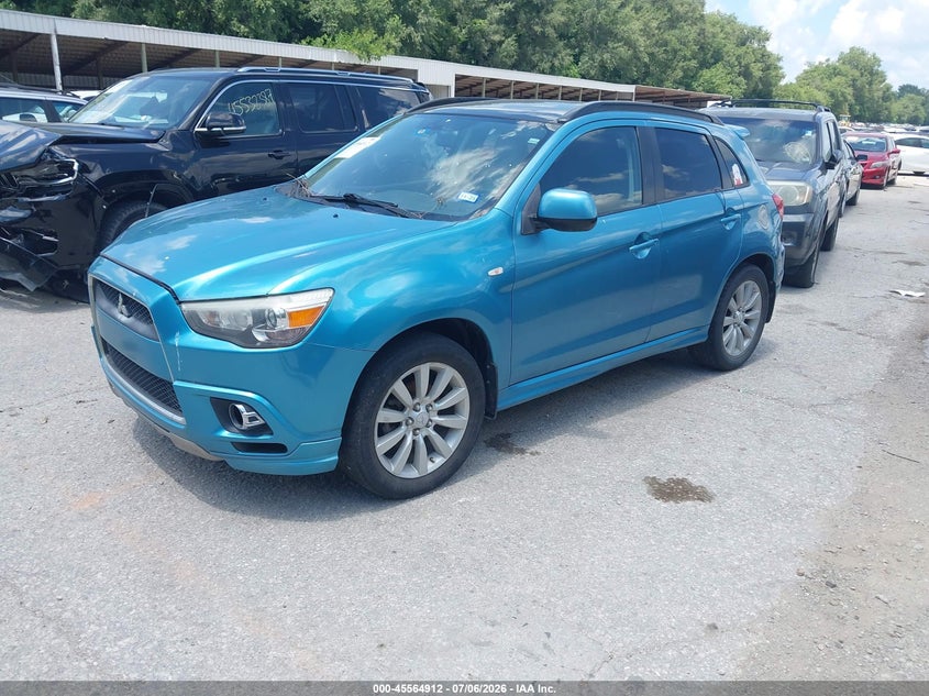 2011 Mitsubishi Outlander sport VIN JA4AR4AU3BZ005155 IAAI salvage auction — NORMAL WEAR, Clear (Texas), sold $800 on 2026-09-07 (photo 2)