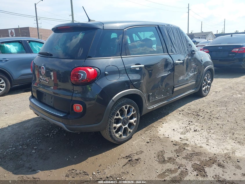 2014 Fiat 500l VIN ZFBCFADH1EZ022564 IAAI salvage auction — SIDE, Clear (Michigan), sold $750 on 2026-08-16 (photo 4)
