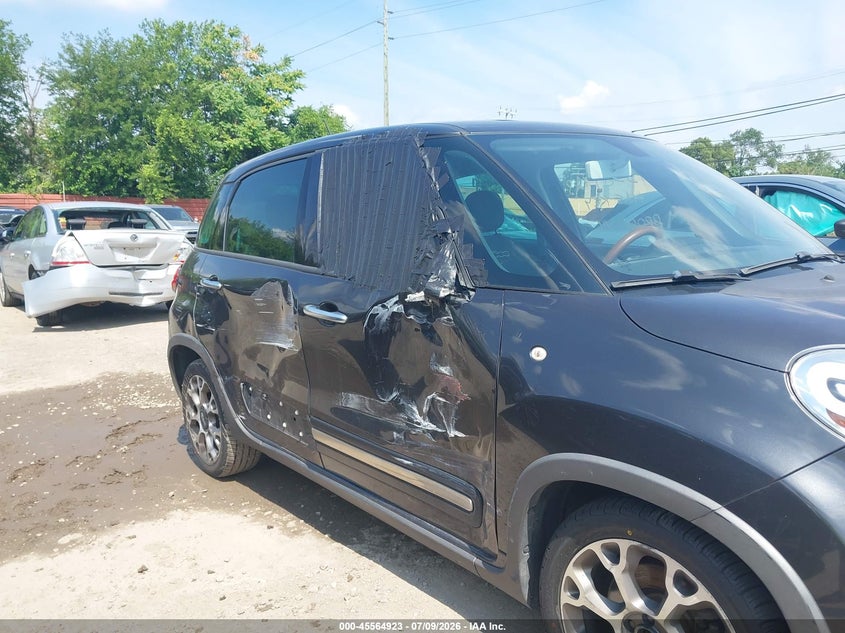 2014 Fiat 500l VIN ZFBCFADH1EZ022564 IAAI salvage auction — SIDE, Clear (Michigan), sold $750 on 2026-08-16 (photo 6)