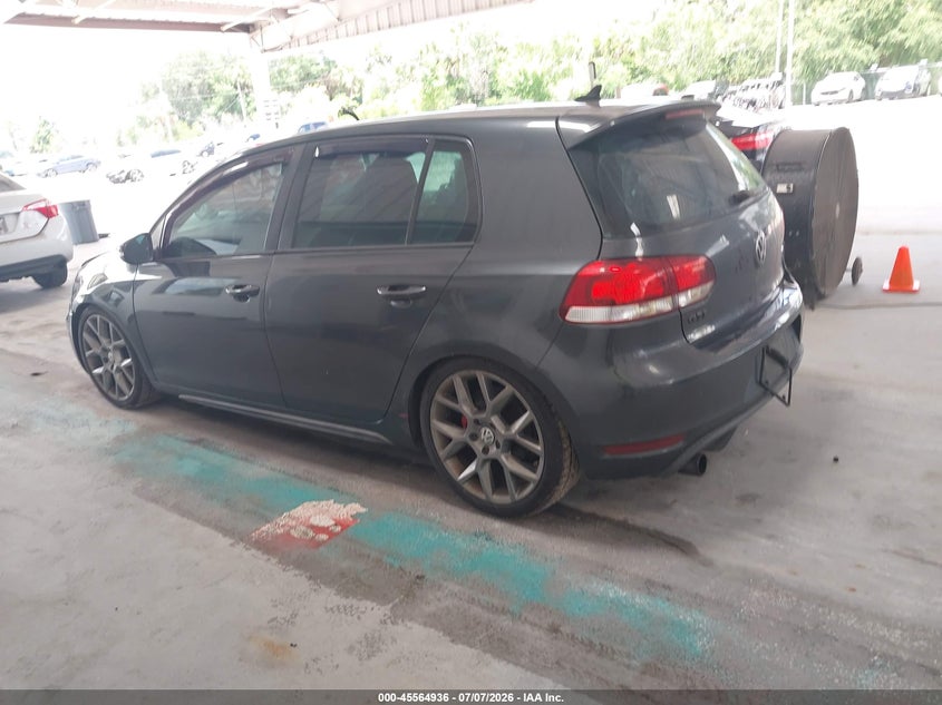 2014 Volkswagen Gti VIN WVWHD7AJXEW010689 IAAI salvage auction — RIGHT FRONT, Rebuildable (Florida), sold $875 on 2026-07-22 (photo 3)