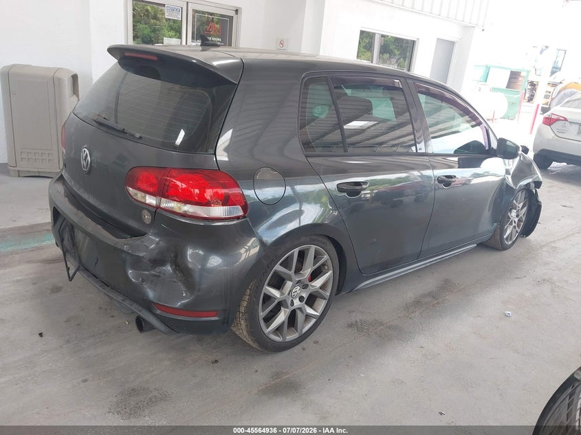 2014 Volkswagen Gti VIN WVWHD7AJXEW010689 IAAI salvage auction — RIGHT FRONT, Rebuildable (Florida), sold $875 on 2026-07-22 (photo 4)