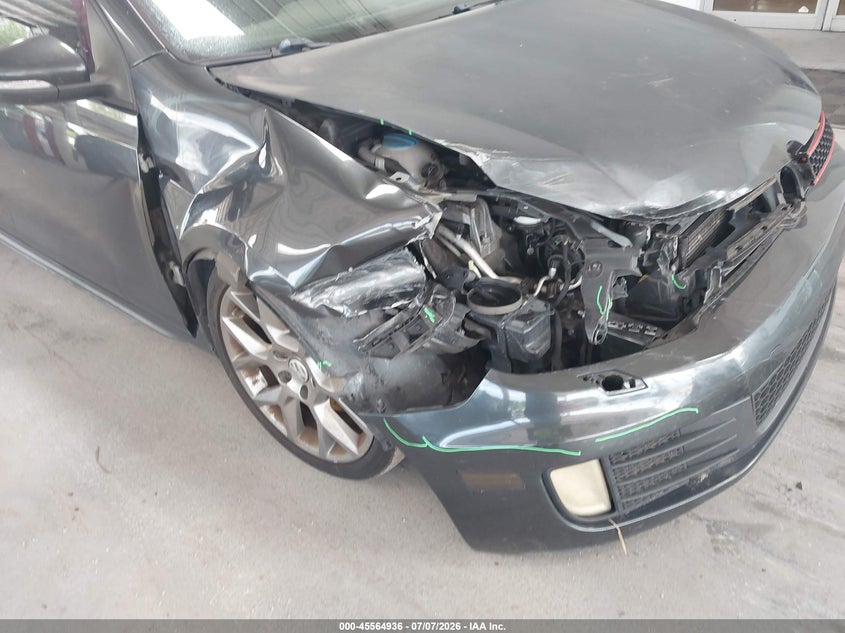 2014 Volkswagen Gti VIN WVWHD7AJXEW010689 IAAI salvage auction — RIGHT FRONT, Rebuildable (Florida), sold $875 on 2026-07-22 (photo 6)