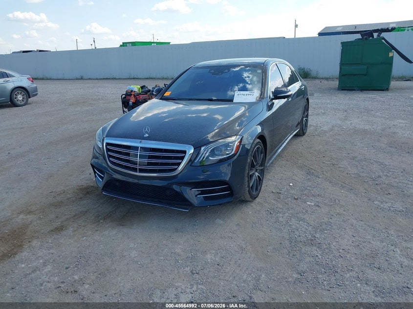 2020 Mercedes-benz S-klasse VIN WDDUG8DB2LA503962 IAAI salvage auction — UNKNOWN, Salvage Title, sold $27,250 on 2026-08-14 (photo 2)