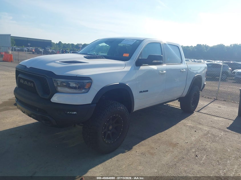 2022 Ram 1500 VIN 1C6SRFLT3NN143873 IAAI salvage auction — HAIL, Salvage (Ohio), sold $19,600 on 2026-07-18 (photo 2)