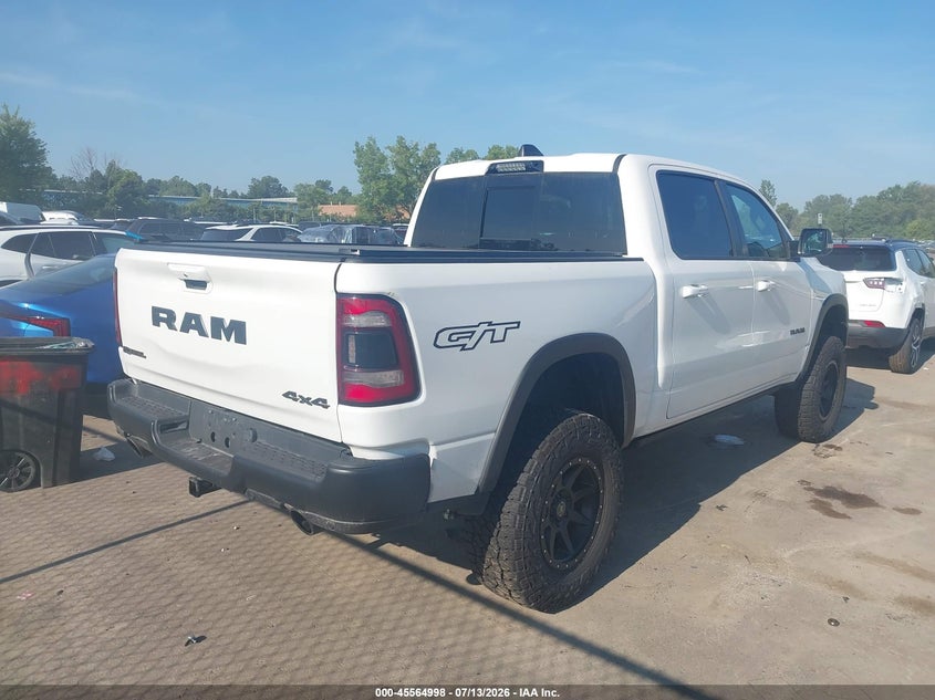 2022 Ram 1500 VIN 1C6SRFLT3NN143873 IAAI salvage auction — HAIL, Salvage (Ohio), sold $19,600 on 2026-07-18 (photo 4)