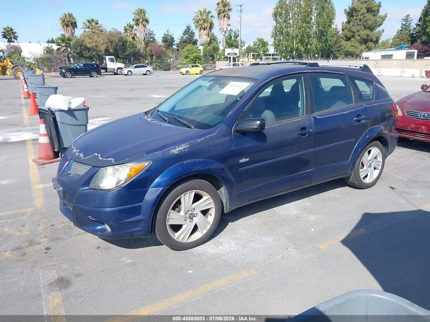 2003 Pontiac Vibe VIN 5Y2SL62893Z480965 IAAI salvage auction — NORMAL WEAR, Clear - Dealer Only (California), sold $625 on 2026-07-13 (photo 2)
