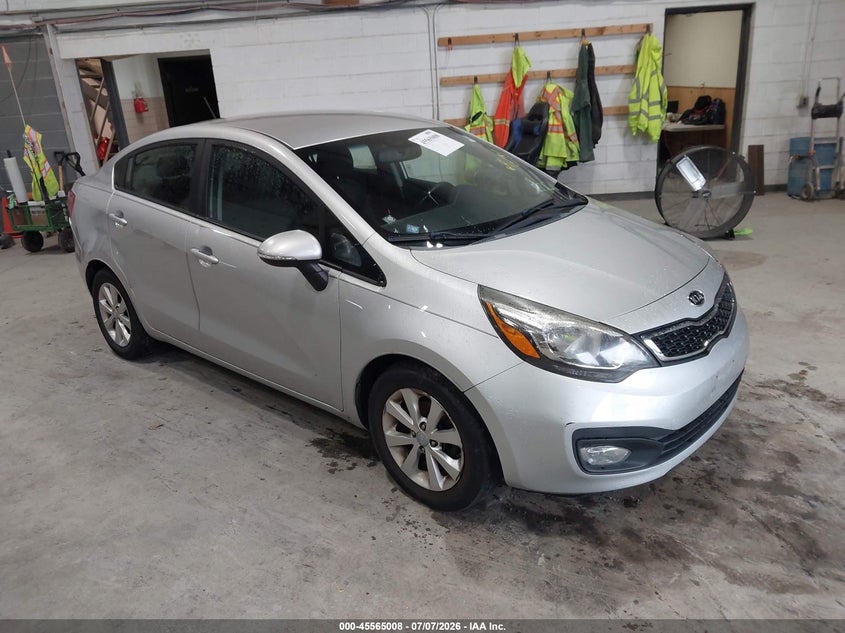 2013 Kia Rio VIN KNADN4A31D6111241 IAAI salvage auction — NORMAL WEAR, Clear (New York), sold $400 on 2026-07-15 (photo 1)